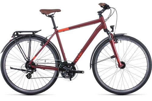 Велосипед Cube Touring (2022), рама 58 см (185-195 см), красный