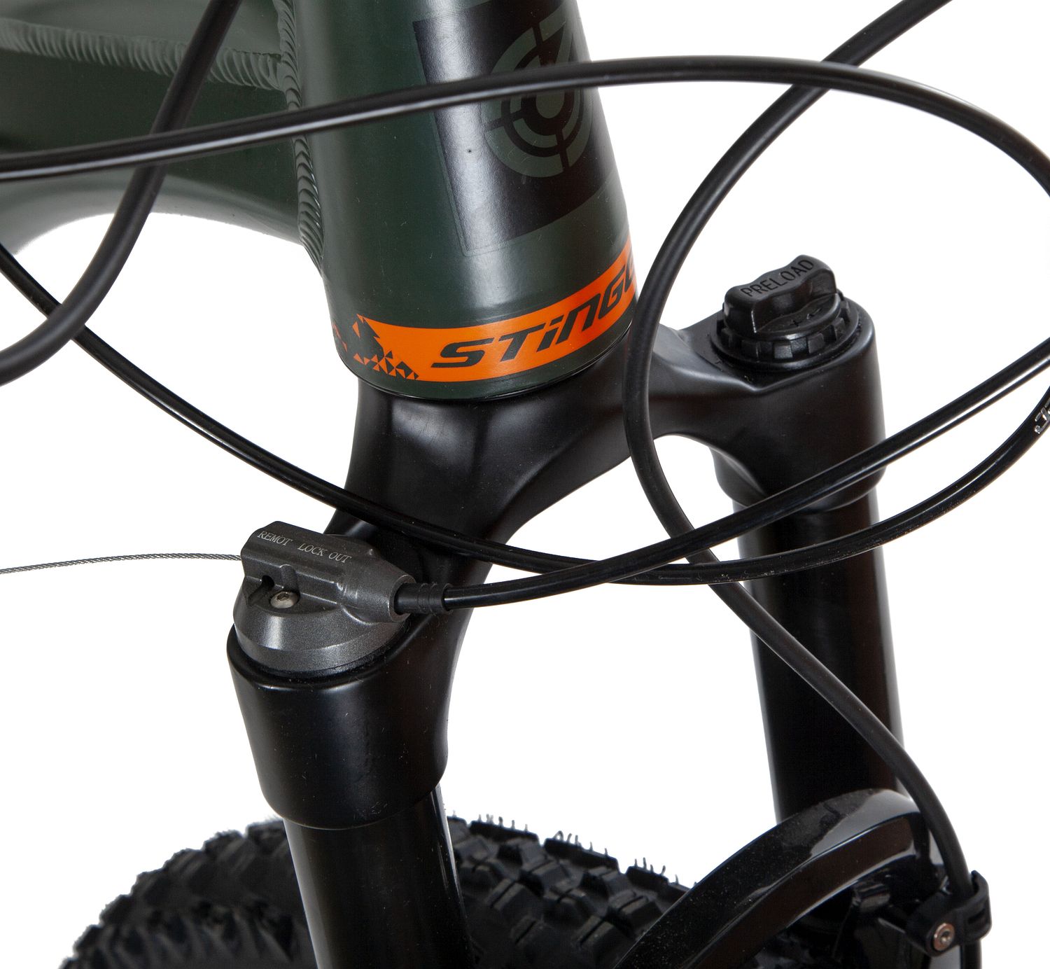 Велосипед STINGER ZETA STD 29" (2021), рама 22" (185-195 см), зеленый