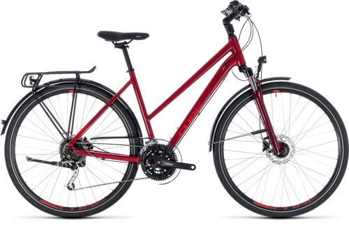 Велосипед Cube Touring EXC Lady 28" (2018), рама 21" (185-195 см), красный
