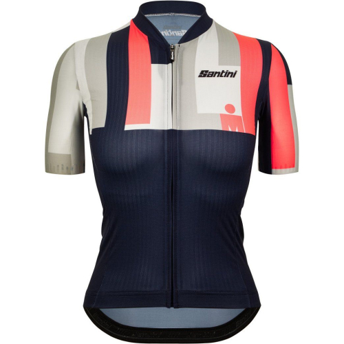 Веломайка женская Santini Aahonoui-Ironman Women's SS Cycling Jersey, синий-красный
