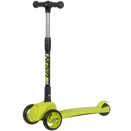 Самокат-кикборд Novatrack RainBow Basic (2020), лимонный