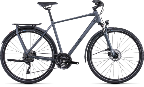 Велосипед Cube Kathmandu EXC 28" (2022), рама 58 см (185-195 см), серый