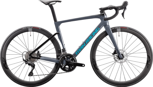 Велосипед Titan Racing Valerian Carbon Elite (2025), рама L (175-185 см), серый