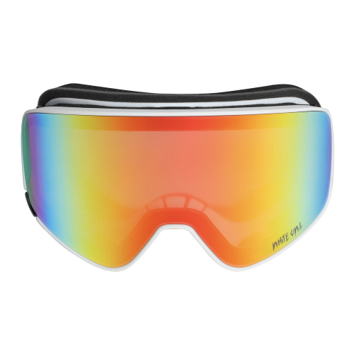 Маска горнолыжная White Owl FA-123, белый-черный