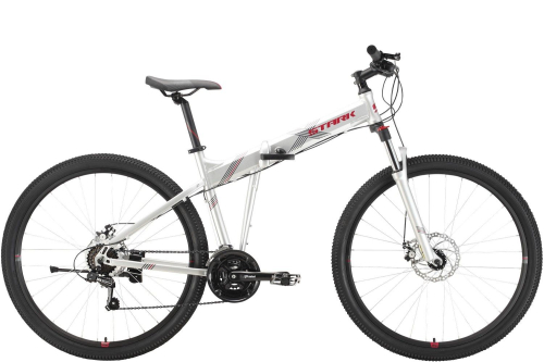 Велосипед Stark Cobra 29.2 D (2021), рама 22", серебристый