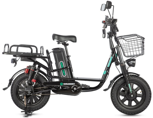 Электровелосипед Gelbert Khan Monster 1, черный