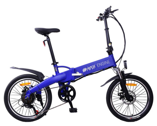 Электровелосипед HIPER Engine BF204 20", синий