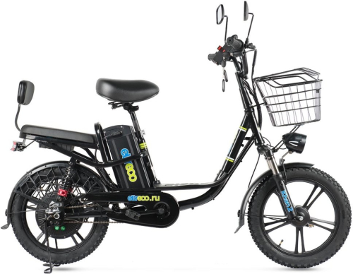 Электровелосипед Eltreco Khan 2, черный
