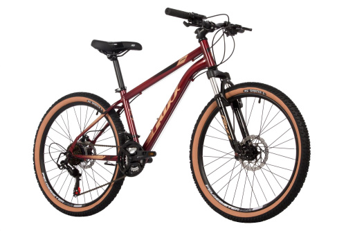 Велосипед Foxx Caiman 24" (2024), рама 14" (130-155 см), красный