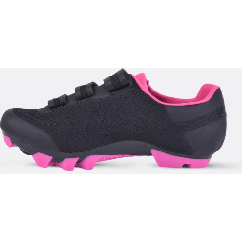 Велотуфли FLR MTB F-55 Knit, черный-розовый