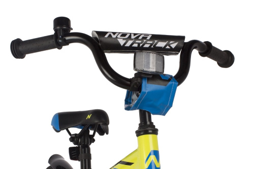 Велосипед NOVATRACK DODGER 14" (2022) (98-110 см), зеленый