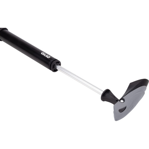 Насос велосипедный ручной OYYO PP30, с манометром, черный