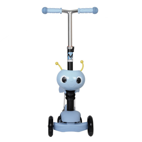 Самокат-кикборд Novatrack Disco-kids Saddle (2019), синий