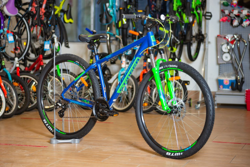 Горный велосипед Stinger Reload STD 29" (2019), рама 22" (185-195 см), синий