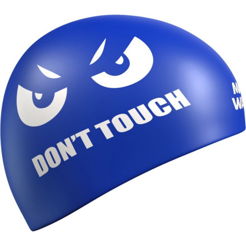 Шапочка силиконовая Mad Wave Don't Touch Reversible, синий