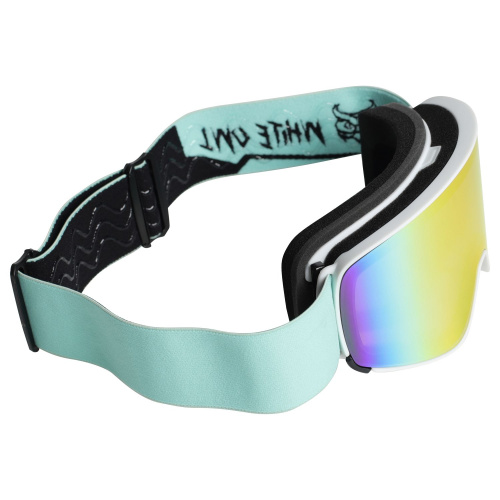 Маска горнолыжная White Owl FA-123, белый-черный