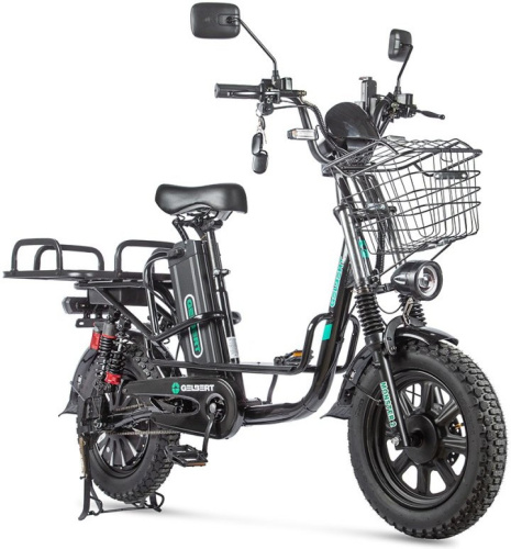 Электровелосипед Gelbert Khan Monster 1, черный