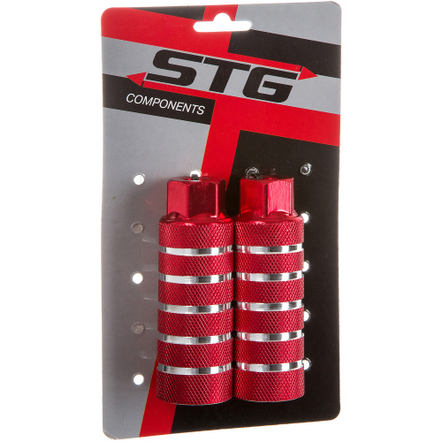 Пеги STG PG05 алюминий, красный