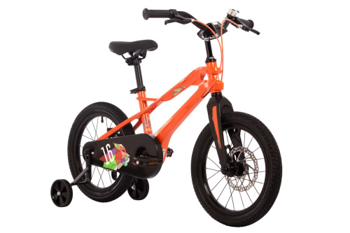 Велосипед Novatrack Lynx 16" (2024), рама 9" (98-110 см), оранжевый
