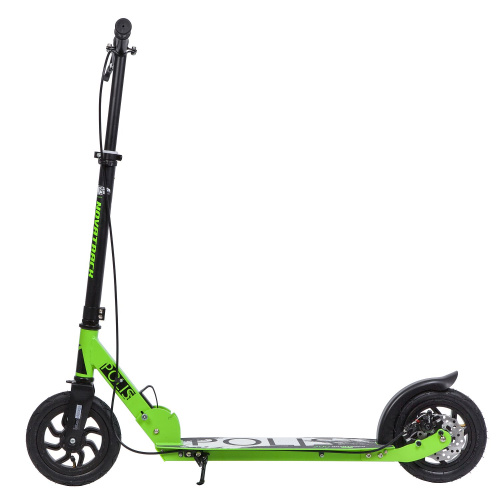 Самокат Novatrack Polis 200 Disc (2018), зеленый