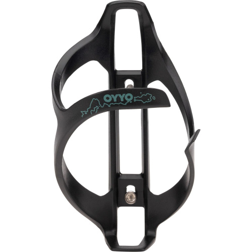 Флягодержатель велосипедный OYYO BC101, нейлон, с разрывом, черно-зеленый