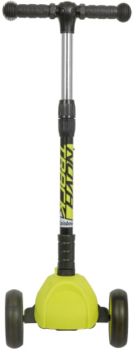Самокат-кикборд Novatrack RainBow Basic (2020), лимонный