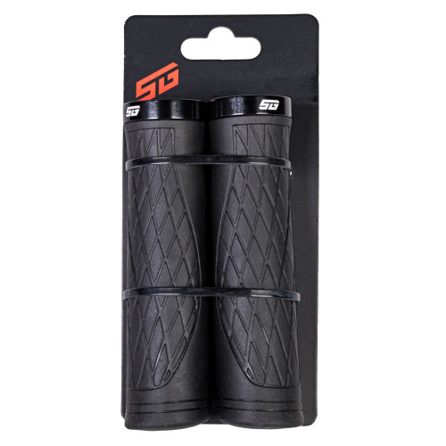 Грипсы STG HL-G324, 130 мм, Lock-On, черный