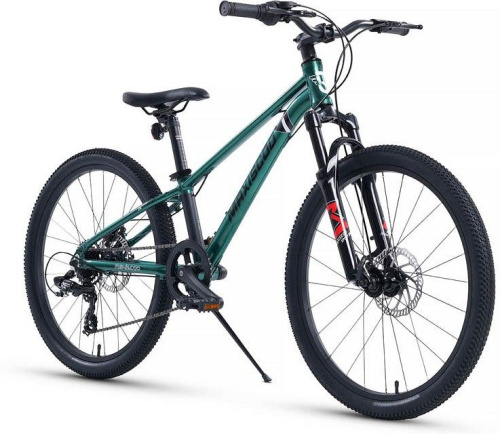 Велосипед Maxiscoo 7BIKE 24 M300 (2024) (130-155 см), зеленый