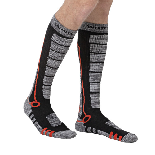 Tермоноски White Owl для средне- холодных температур, черный-серый