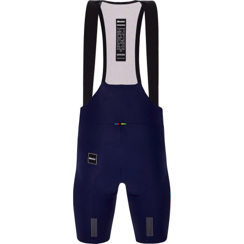 Велошорты Santini Plush - UCI Official Bib-Shorts, темно-синий