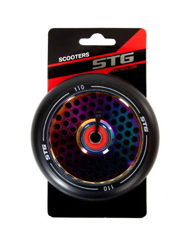 Колесо для трюкового самоката 110 мм с алюминиевым ободом, ABEC-11