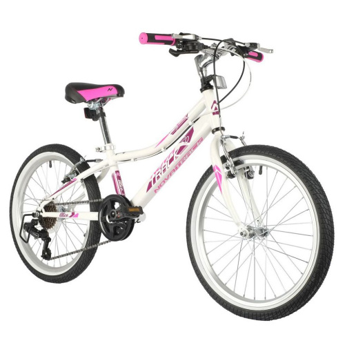 Велосипед NOVATRACK ALICE 20" (2021) (110-130 см), белый
