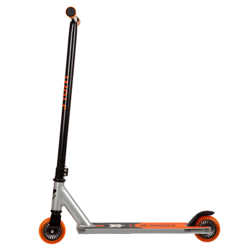 Самокат трюковой NOVATRACK WOLF'60 (2022), черный-серый